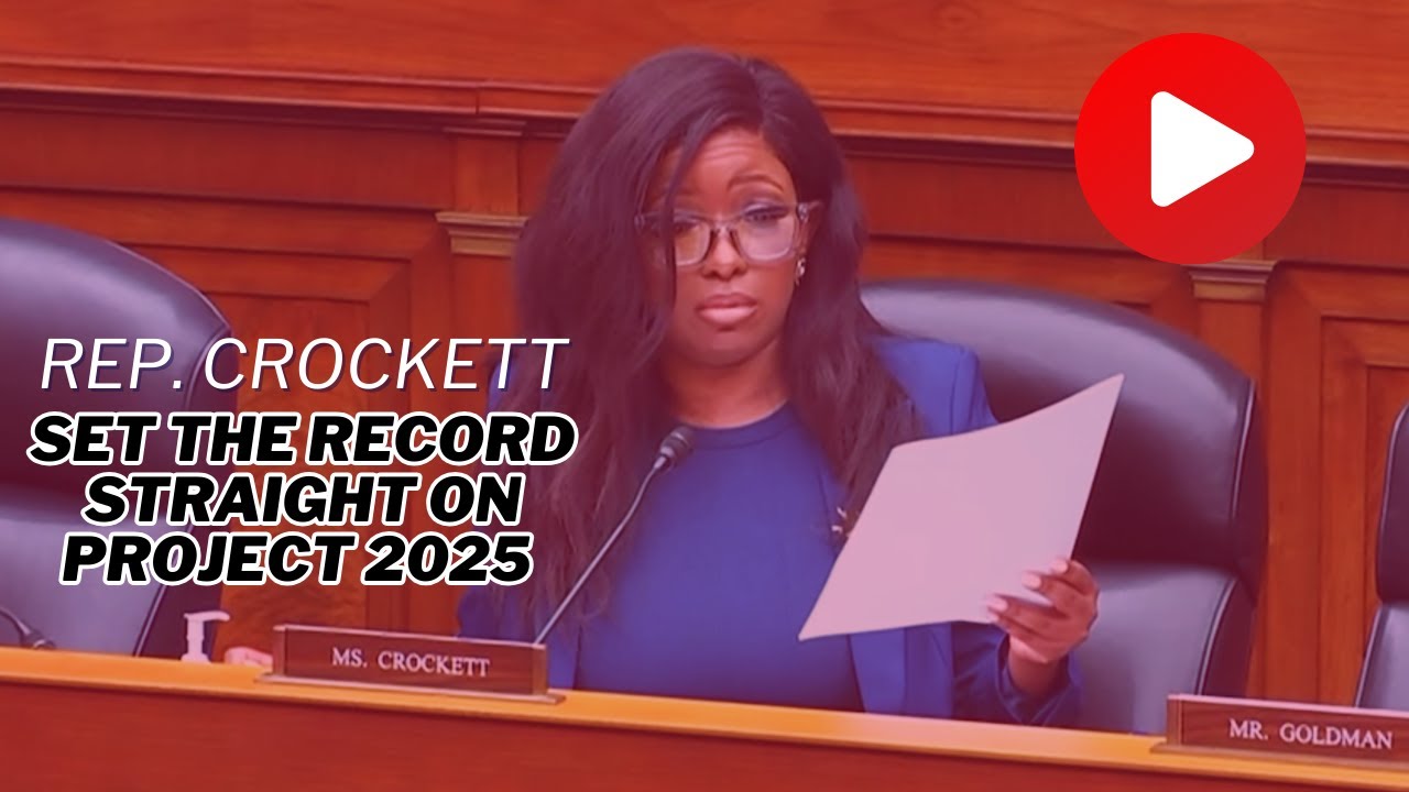 Crockett EXPOSES Project 2025 authors
