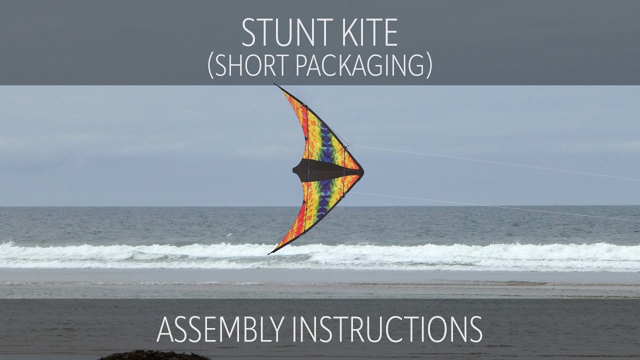 Stunt Kite (Short Packaging/POTS) Assembly Instructions - In the Breeze