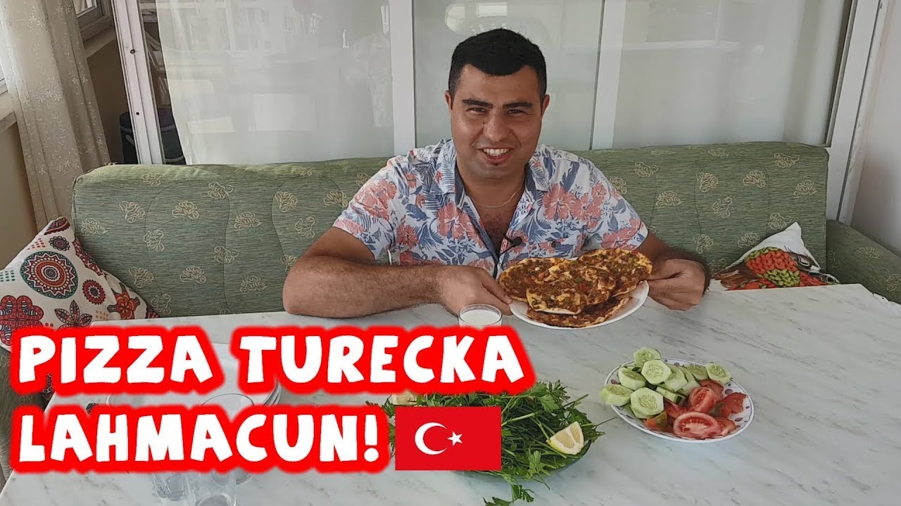 PIZZA TURECKA❤️LAHMACUN PRZEPIS😍| Furkan Na Wakacjach🇹🇷