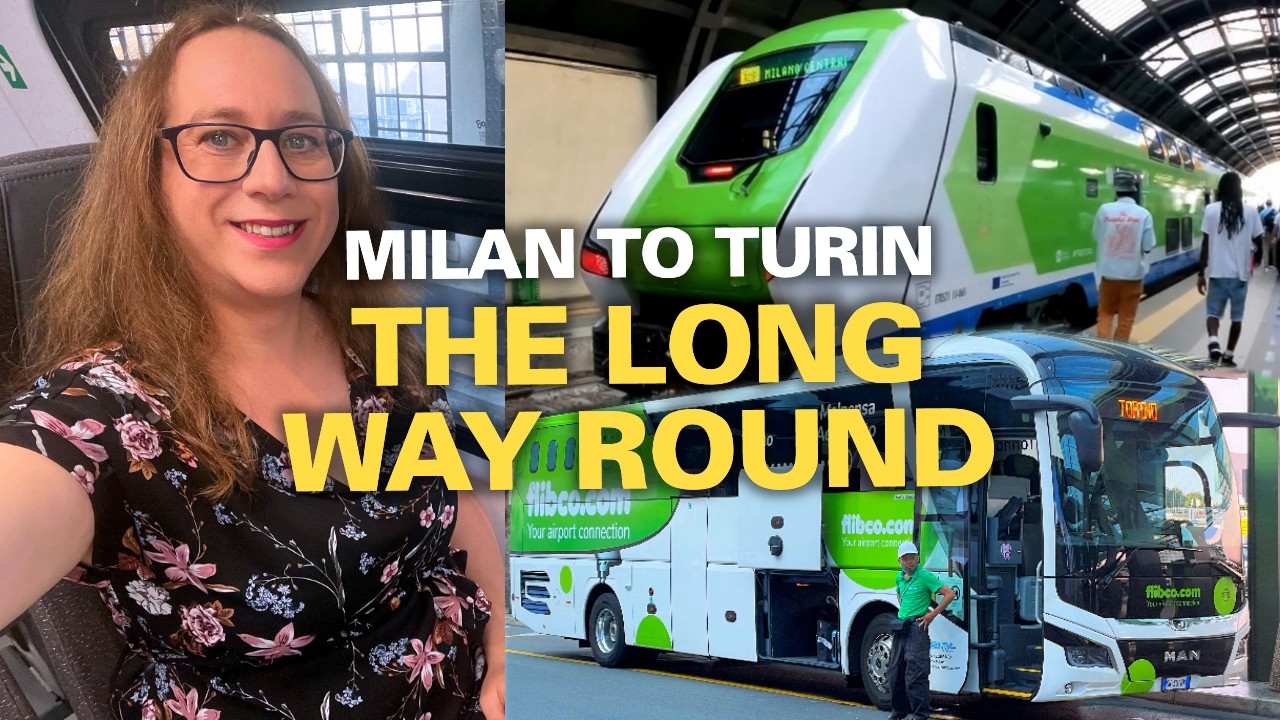 The STRANGEST Way to Travel from Milan to Turin 🇮🇹