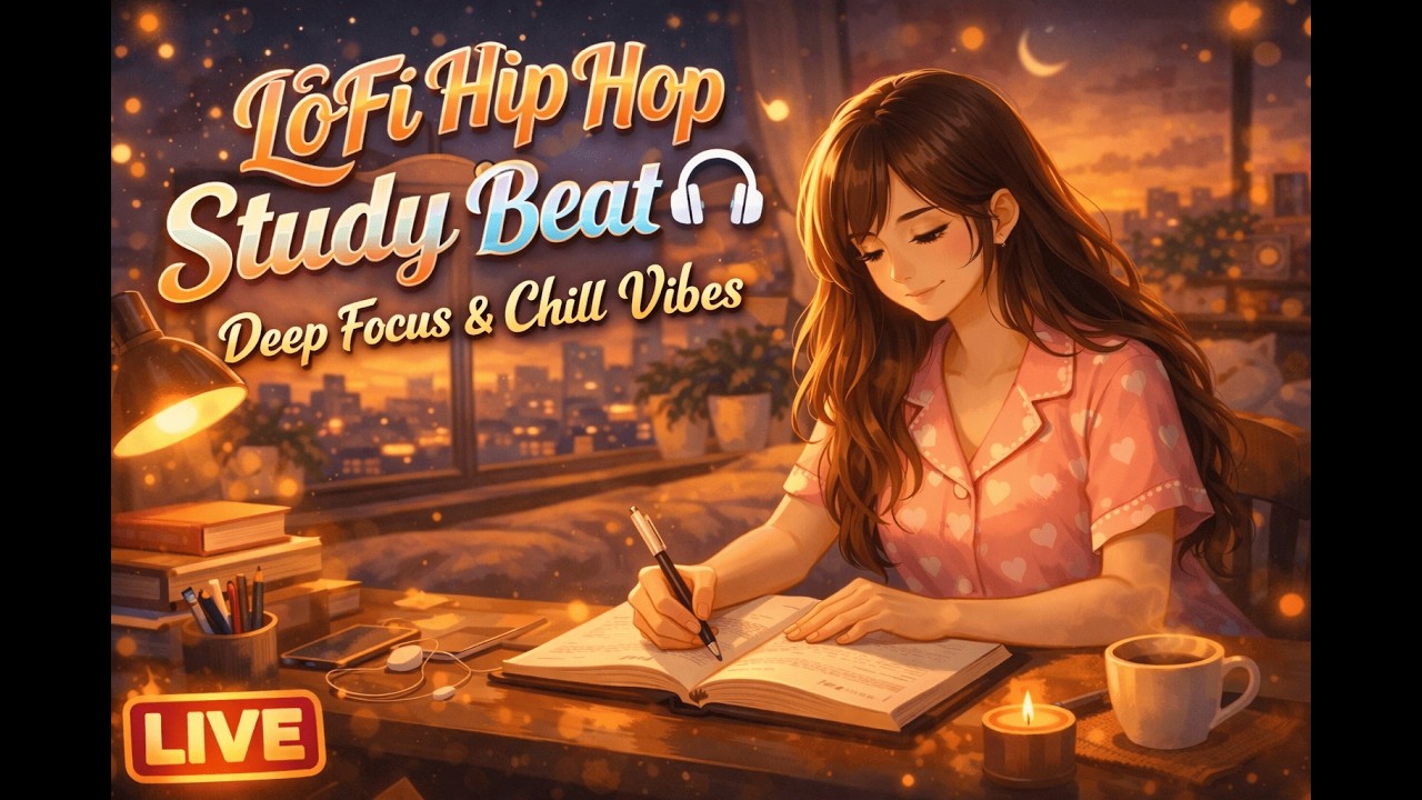 LoFi Hip Hop Study Beat 🎧 Deep Focus & Chill Vibes (No Lyrics)
