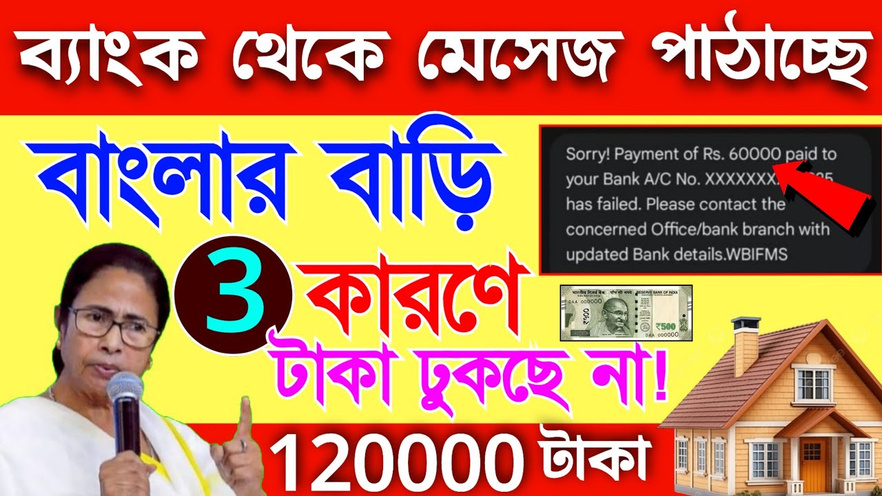 3 টি কারণে ঘরের টাকা ঢুকবে না, ব্যাংক থেকে মেসেজ দিচ্ছে, কি করতে হবে? Bangla bari