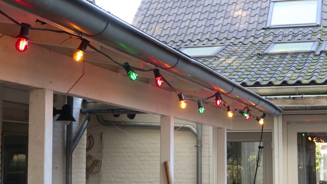 LED feestverlichting kerstverlichting rood geel groen