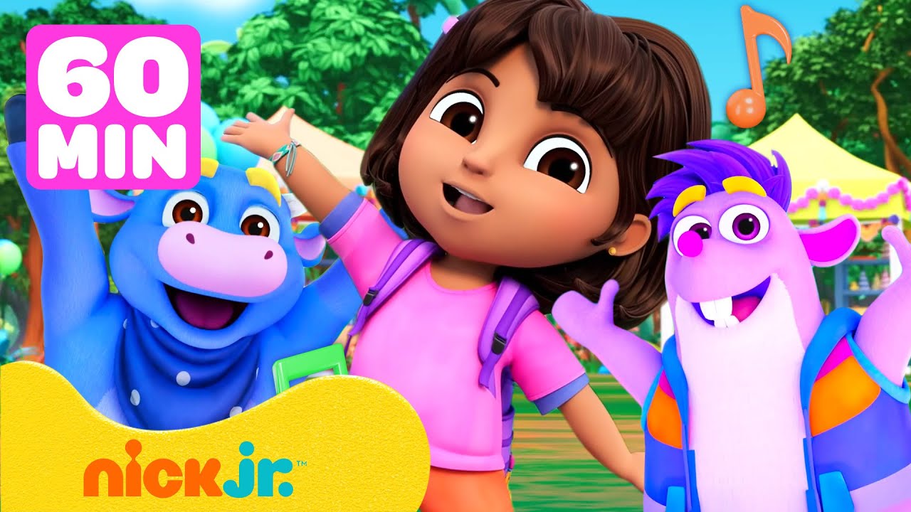 Dora | Muzyczna fiesta z Dorą! 🎶 60 minut tańców i zabawy | Nick Jr. Polska