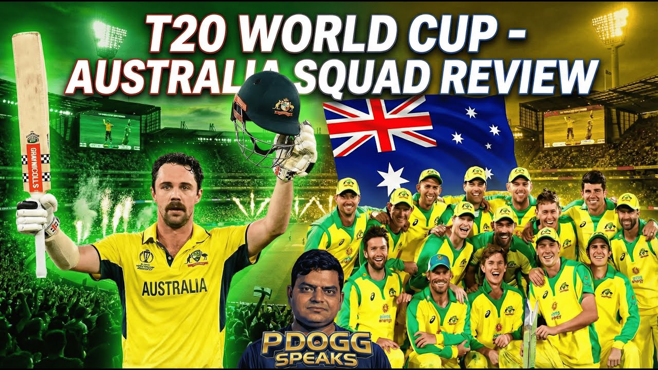 Can Australia Keep Their ICC Trophy Consistency? | T20 World Cup Australia Squad Review |Pdoggspeaks