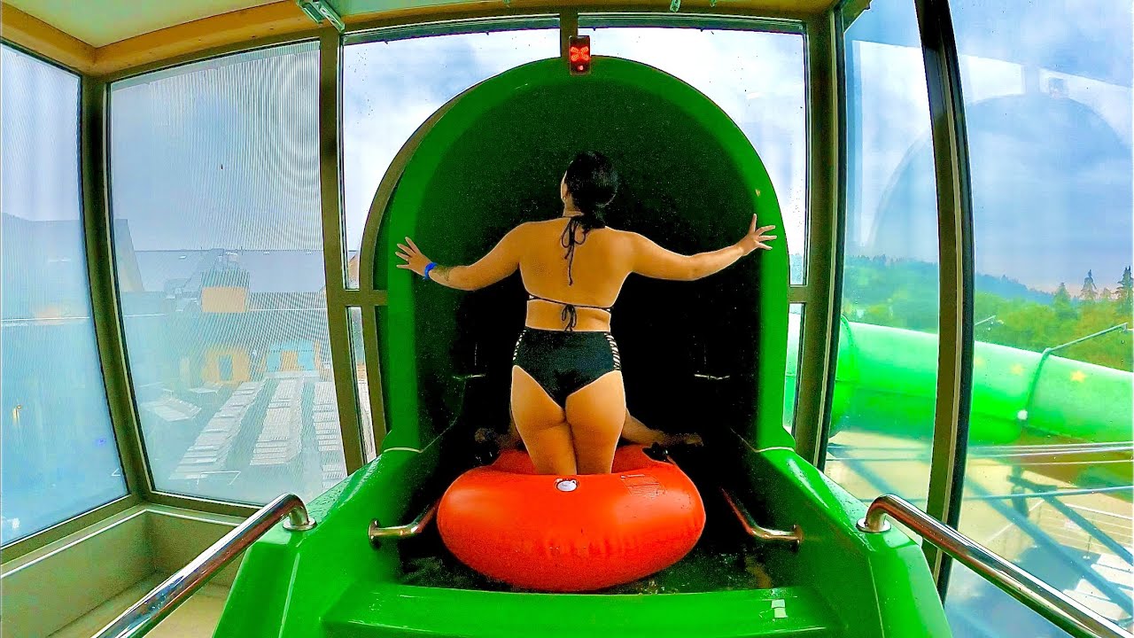 Chochołowskie Termy - Onion Water Slide - Zjeżdżalnia Cebula