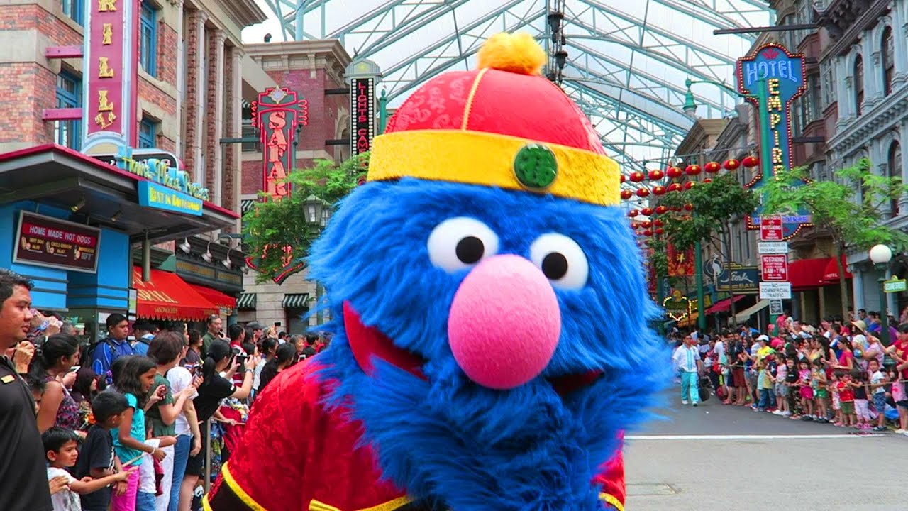 [HD] 2015 CHINESE NEW YEAR PARADE @ Universal Studios Singapore, USS.