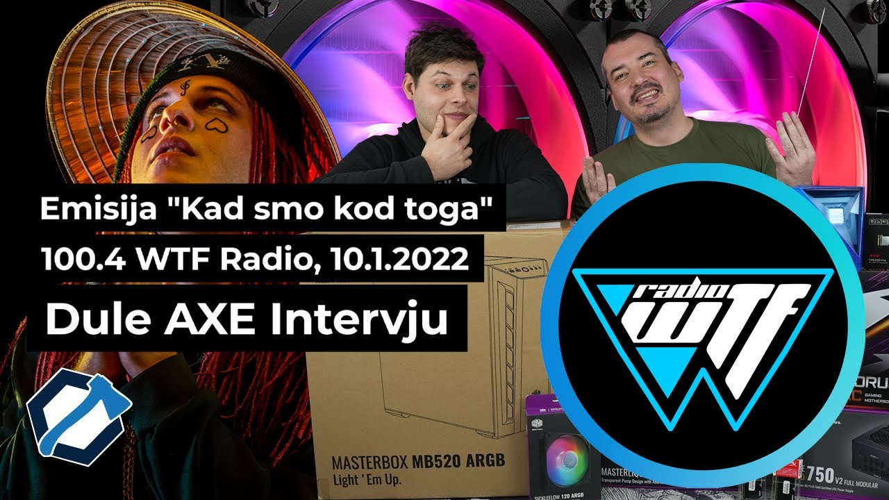 Dule AXE Intervju, WTF Radio 100.4, "Kad smo kod toga" ft Kendi