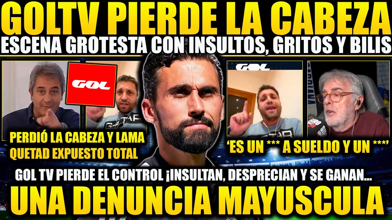 GOL TV Y PERIODISTA CULÉ SE GANA LA DENUNCIA DE ARBELOA ¡ENLOQUECE, GRITOS Y LE DICE DE TODO! 
