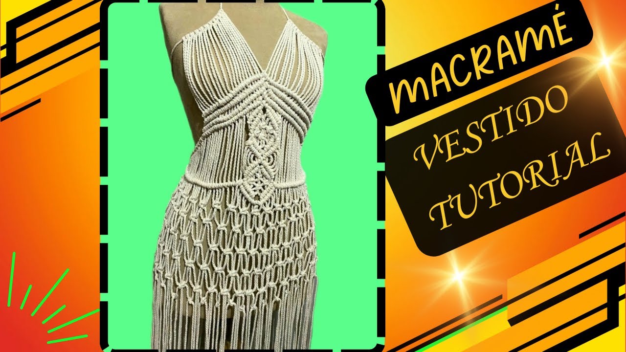 Macramé Vestido TUTORIAL