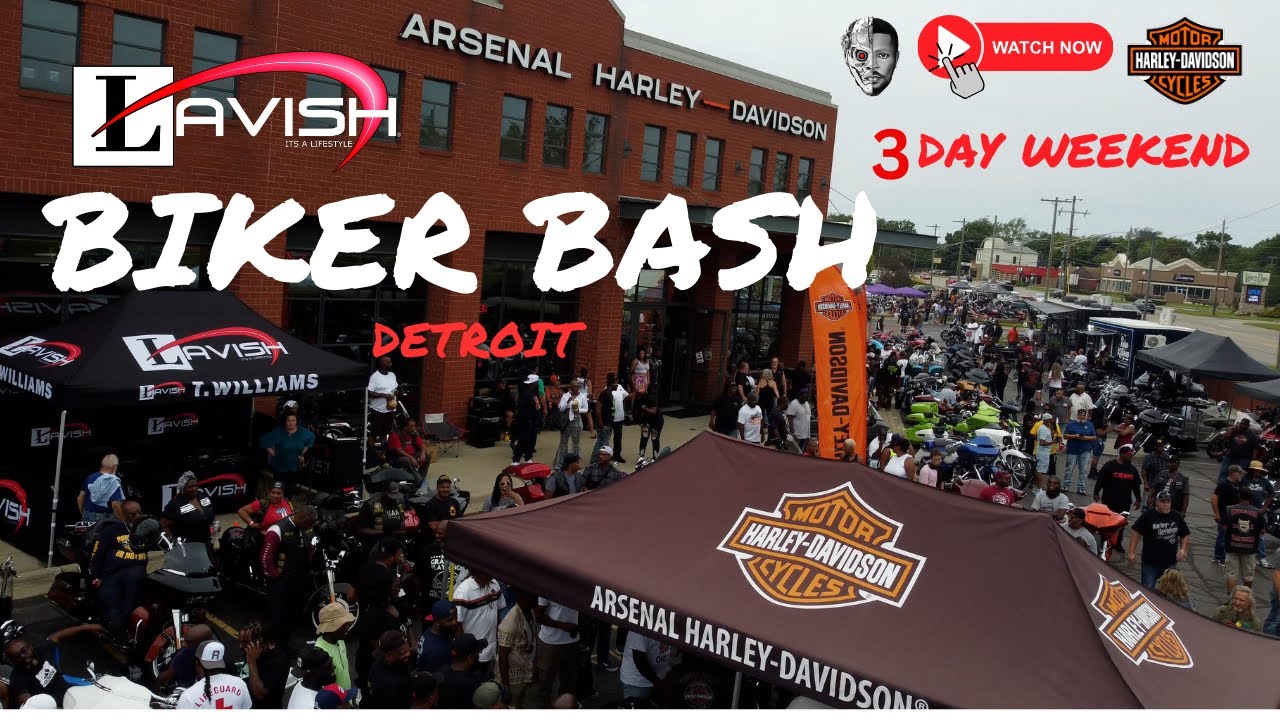 LAVISH BIKER BASH 2023 #lavishtwilliams #detroit #harleydavidson #lavishbikerbash