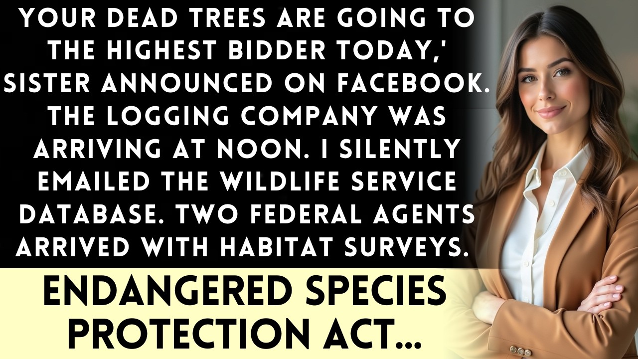 Sister Auctioned My 'Worthless Forest Land' For Quick Cash — The Wildlife Service Showed Up...
