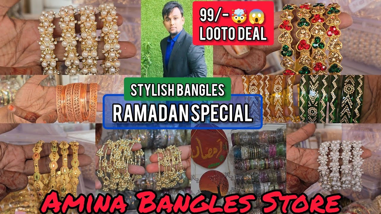 New Design BANGLES Milega All Colour Size Eid Special || Amina Bangles Store Vikhroli Mumbai ||