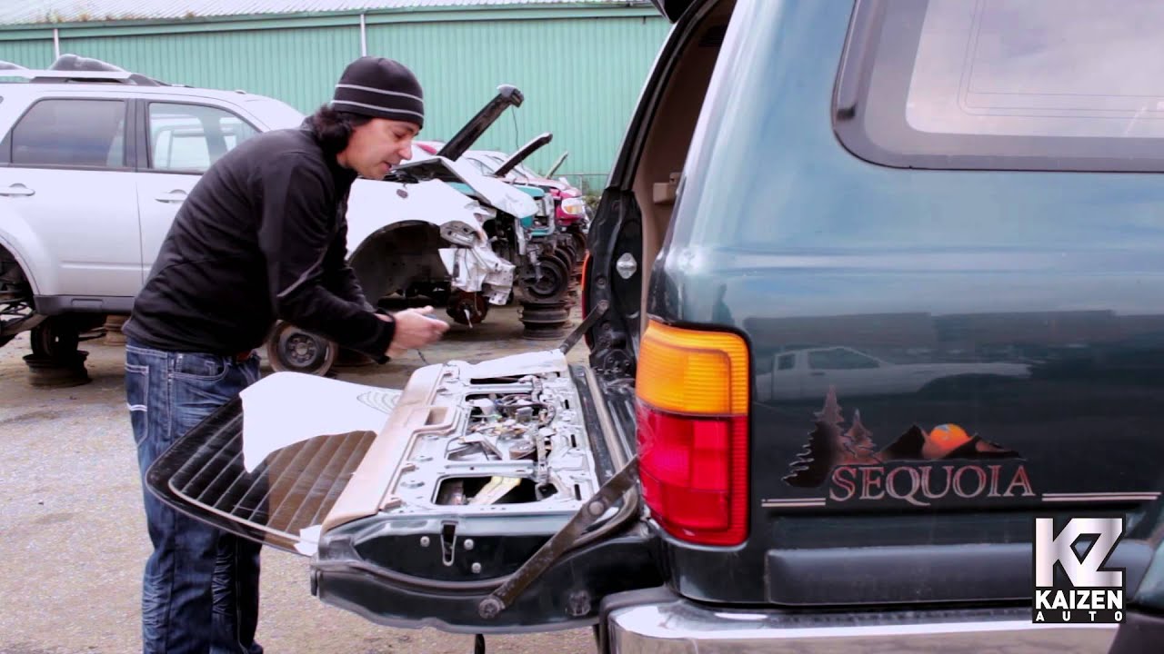 Maintaining your 4Runner's Tailgate Glass Assembly