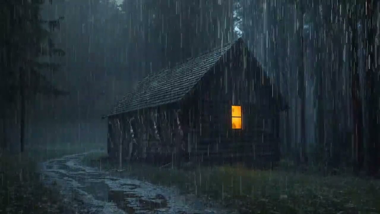 Thunder and Rain Sounds for Stress Free Deep Sleep