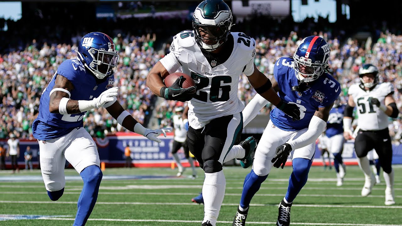 Saquon Barkley's best plays from 187-yard game vs. Giants | Week 7