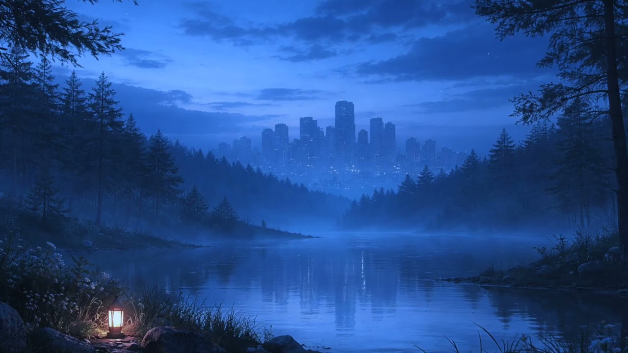 let the hum of the city fade... Dark ambient playlist for deep relaxation
