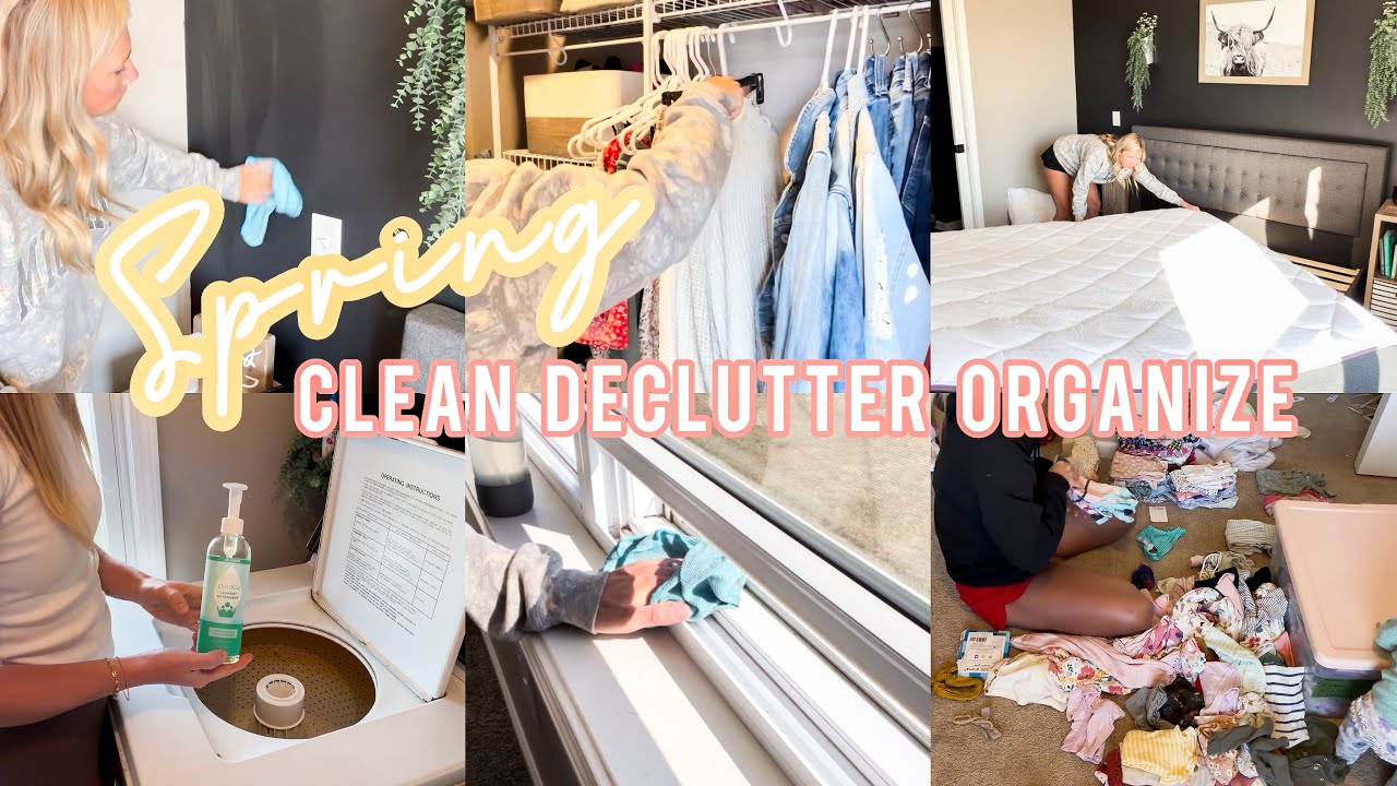 🌷☀️SPRING CLEAN DECLUTTER ORGANIZE | BEDROOM REFRESH | CLEANING MOTIVATION ☀️🌷