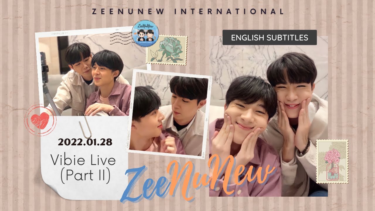 【ENG/RUS SUBS】2022.01.28 ZeeNuNew Vibie Live