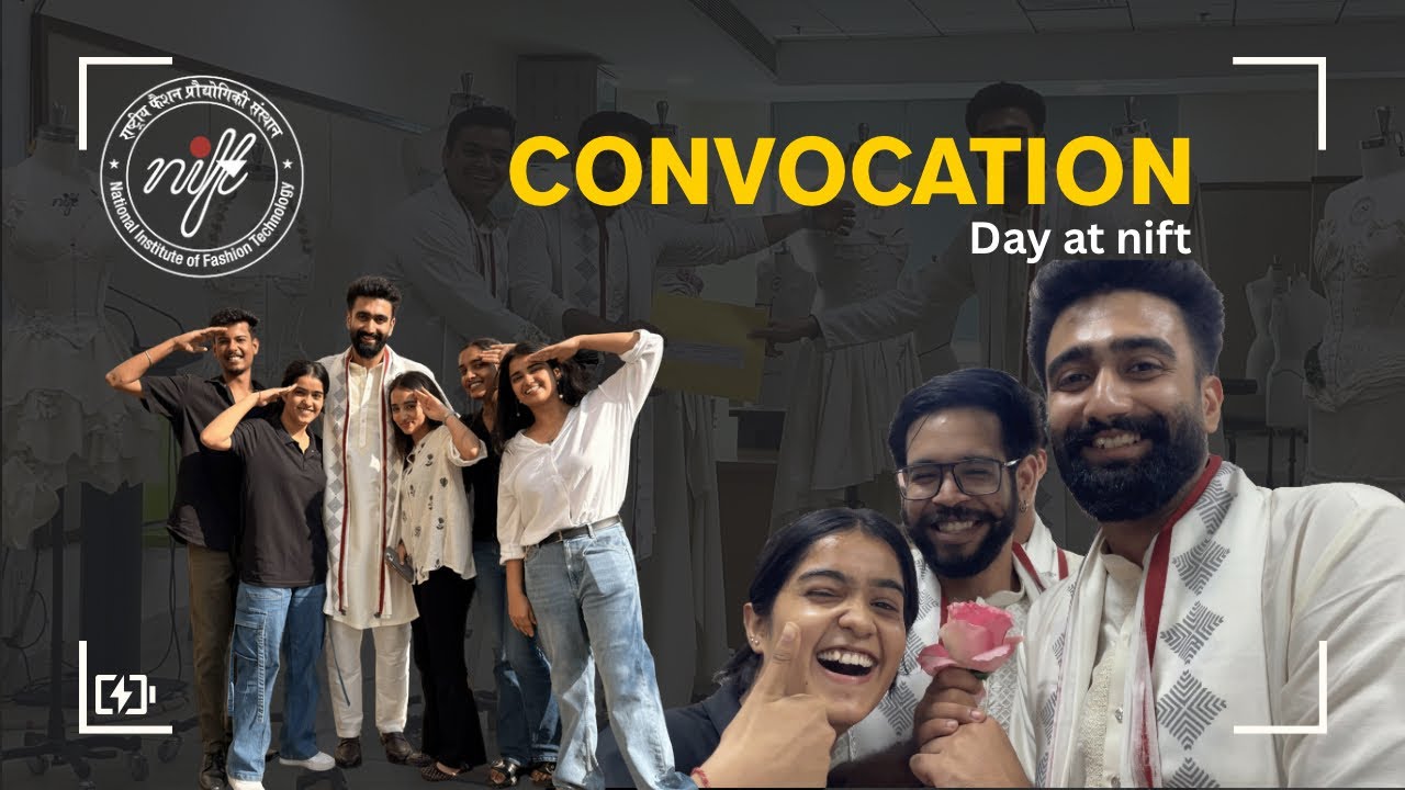 Convocation day at nift 🥹