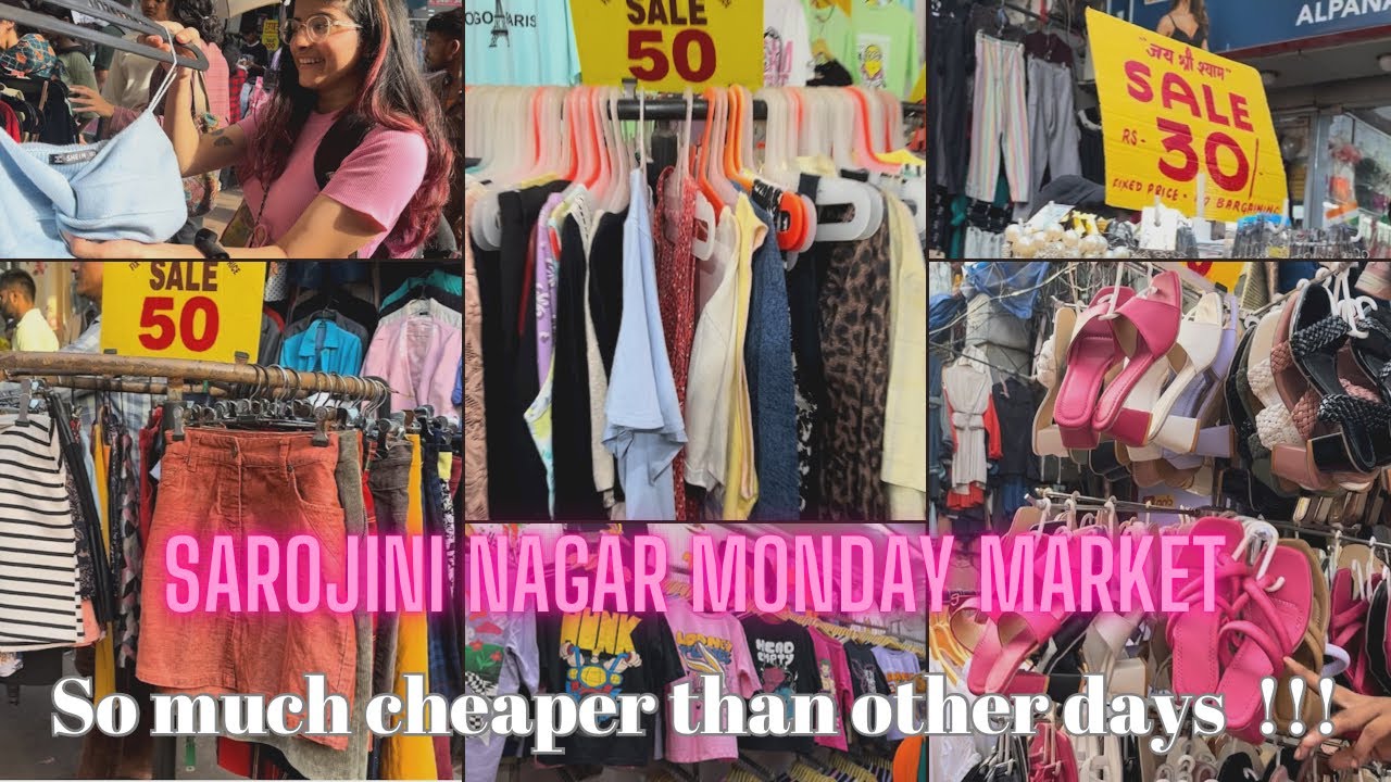 Sarojini Nagar Monday Market Tour+ Quick Guide | Mitali Chopra |