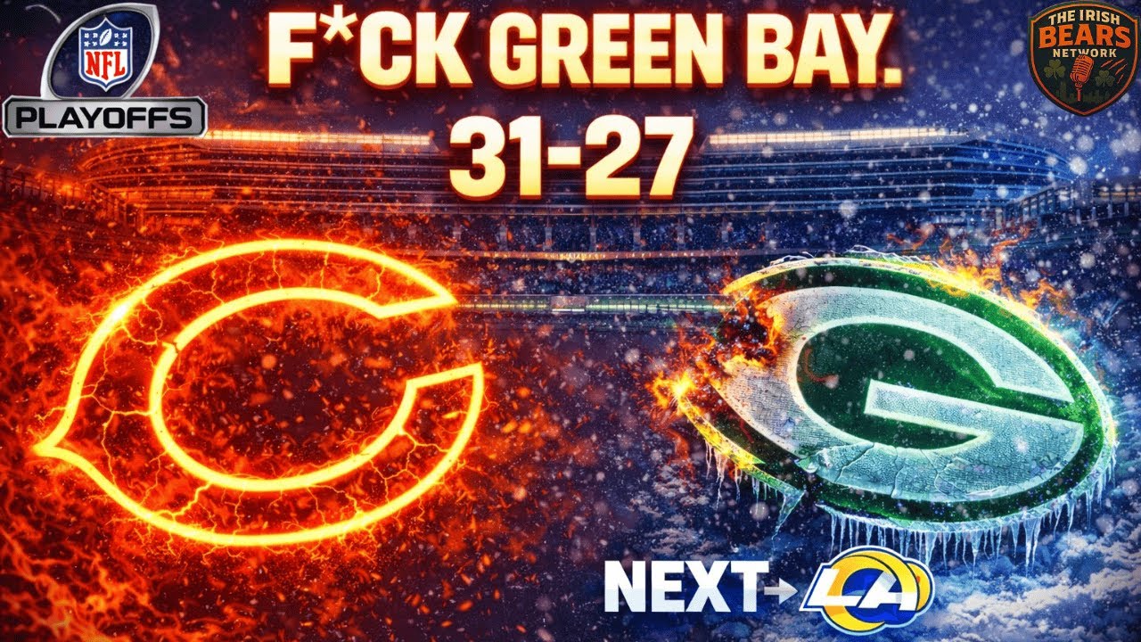 Bears COMPLETE Wild Card Comeback vs Packers |31-27| Bears Face Rams in Divisional Game