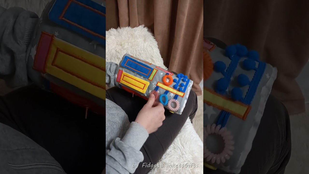 Alzheimer Activity Fidget Muff | Dementia & Parkinson Gifts | Elderly Gift #FidgetBlanketsGifts