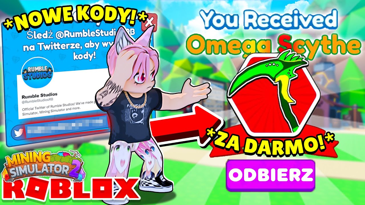 DZIĘKI TYM KODOM STANIESZ SIĘ NAJLEPSZY W MINING SIMULATOR 2! (ROBLOX)