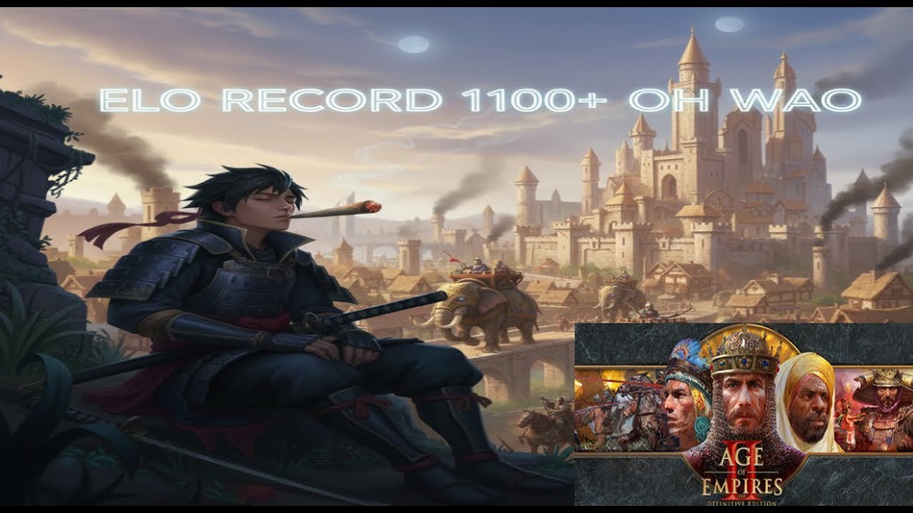 NEW RECORD ELO 1100+ MANTENEMOS O CAEMOS? (AOE2 DE RANKS 1v1) !m #dashow #aoe2