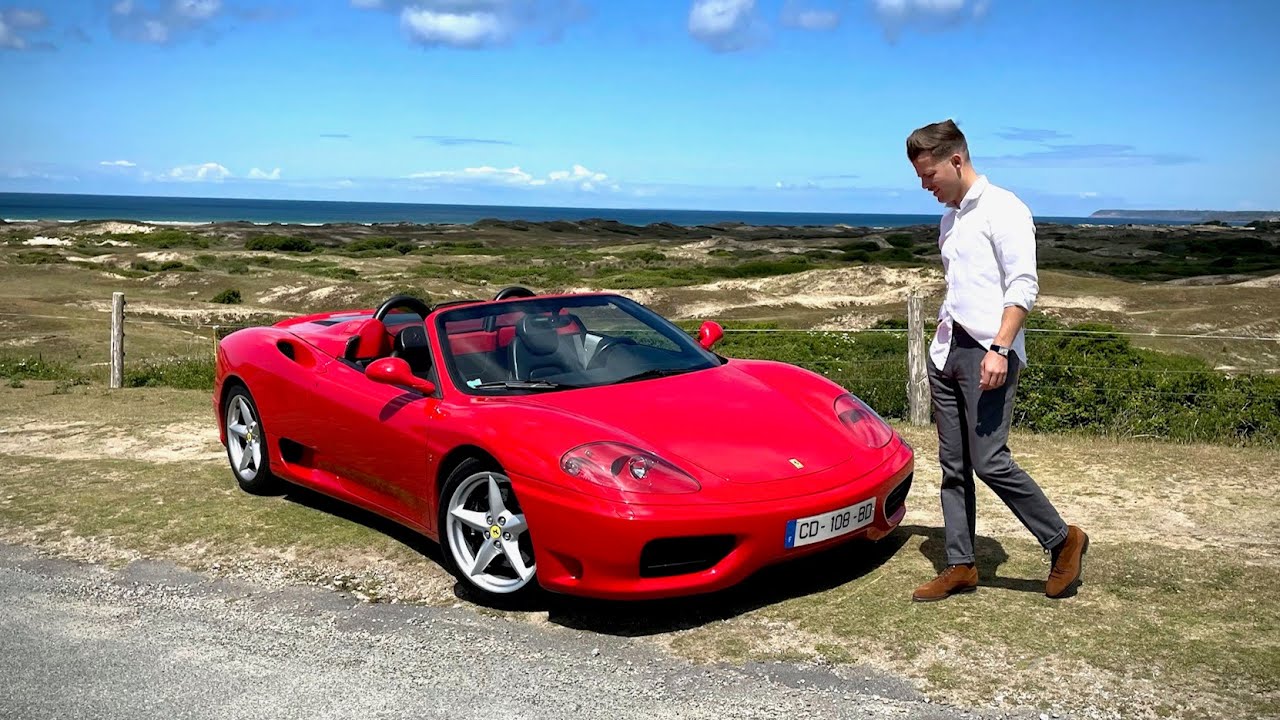 ESSAI - FERRARI 360 SPIDER BOITE MANUELLE - L'émotion du cheval cabré