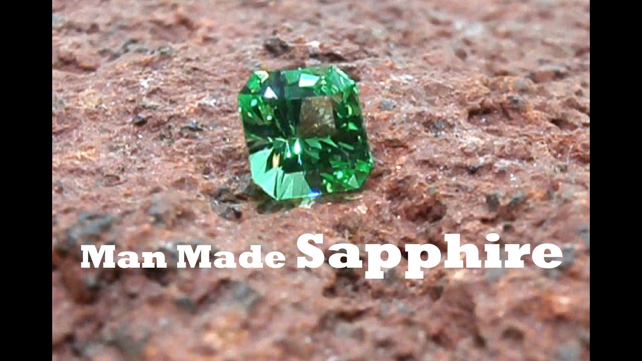 How to facet gems - Man Made Sapphire