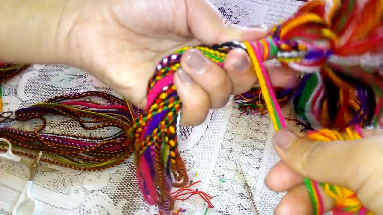 طريقة عمل الحزام التقليدي بالتفصيلbroderie manuel Assaro