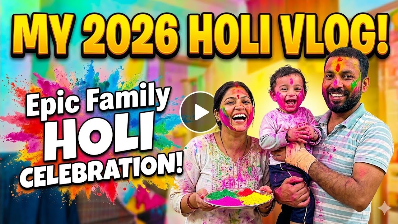 My holi vlog 