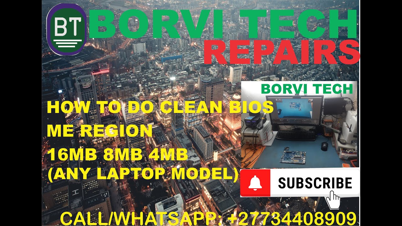 Как сделать Clean Bios для региона 16мб 8мб 4мб
