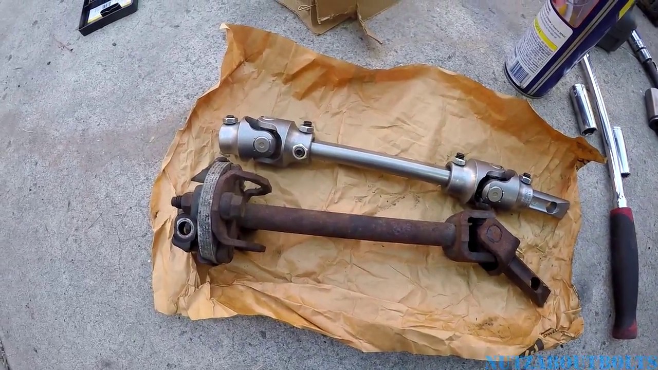 1991 fox body Mustang V8 Borgeson steering intermediate shaft replacement 79-93