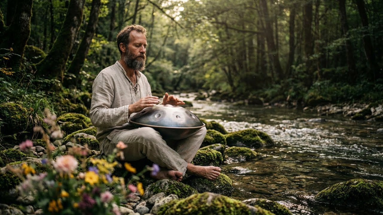 Sleep in Nature | Peaceful Forest Handpan Music for 1 Hour