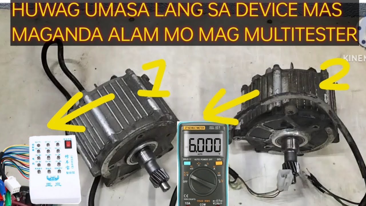 Dagdag kaalaman sa pag test ng mga motor ng ebike
