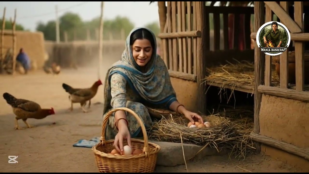 A Village Woman and Her Chickens | Silent Story of Rural Life in Pakistan