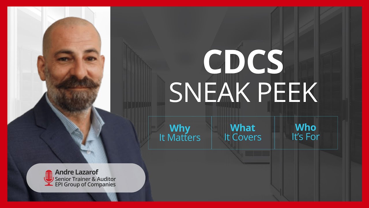CDCS (Certified Data Center Specialist)  Training Course and Certification