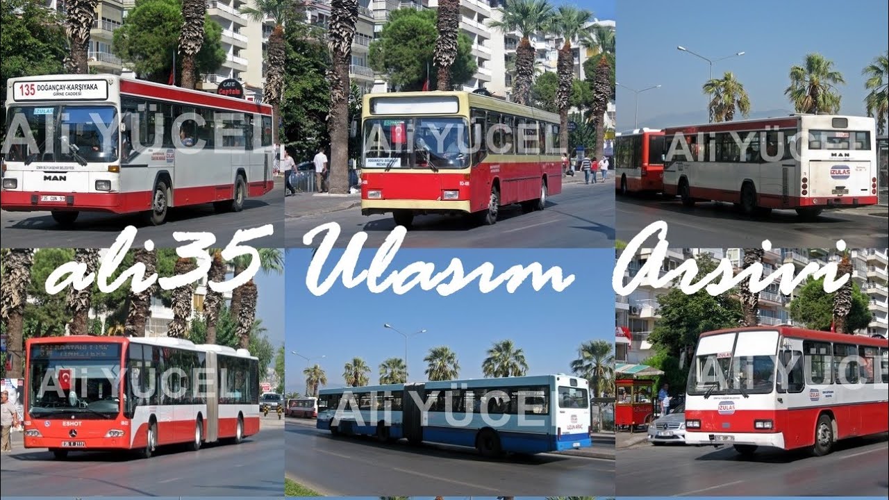 NOSTALJİ KUŞAĞI | Karşıyaka Sahil'den Eski Otobüs Geçişleri | Sanos , Volvo , Belde 220 ve Niceleri