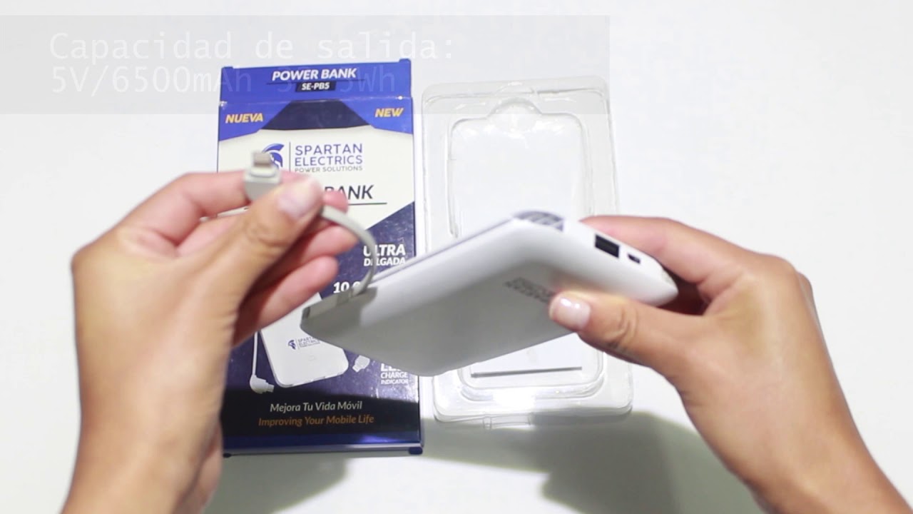 Unboxing Power Bank Spartan Electrics