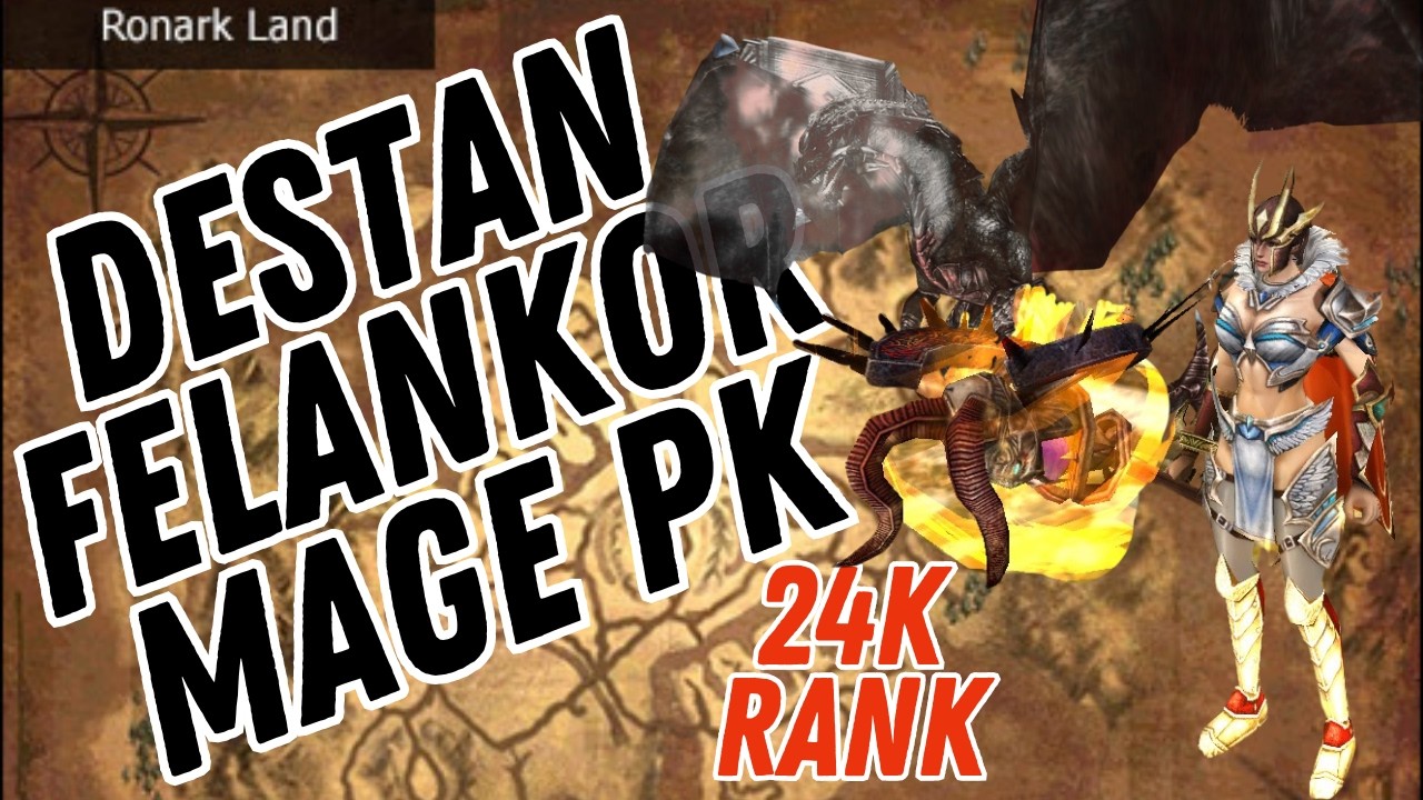 Destan | Inna 17:00 Felankor Mage PK | FULL MP 7 FR Mage + 1 Priest | 24K Rank Stream Replay (6 Jul)