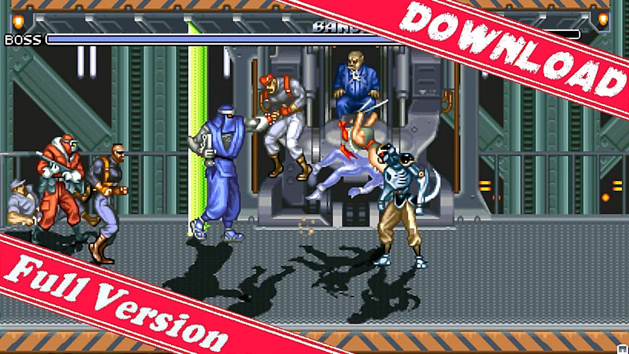 OpenBOR The Ninja Warriors Again-RX v1.0 Gameplay ⬇ Download