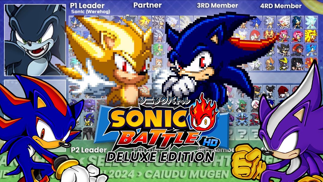 RELEASE | SONIC BATTLE HD (DELUXE EDITION) JUS MUGEN - 135 CHARS & 88 STAGES