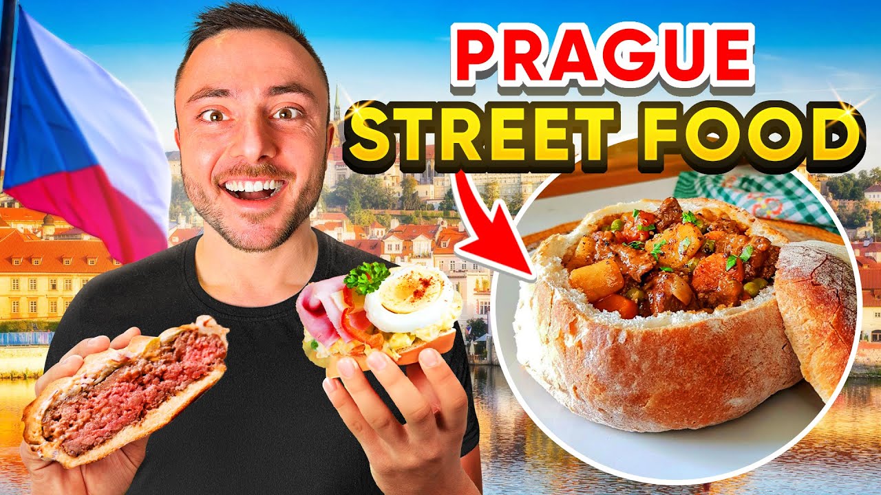 The Most INSANE Street Food I Ate In Prague (24 Hours of Eating)