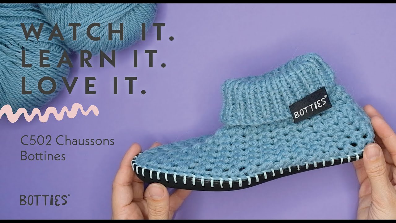 DIY Boots – Schuhe selber häkeln und stricken mit Botties® | C502 Chaussons Bottines