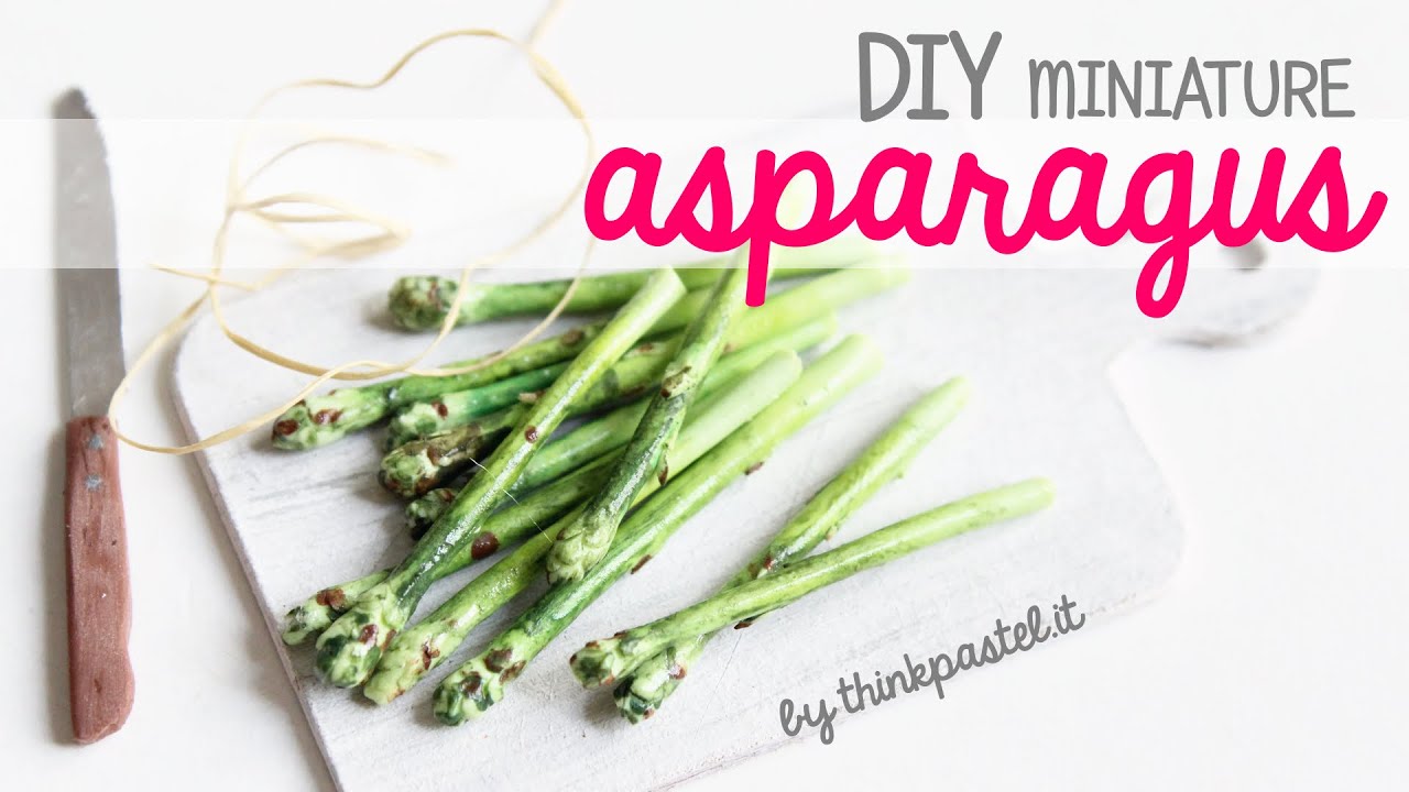 DIY: Miniature Asparagus w/Polymer Clay