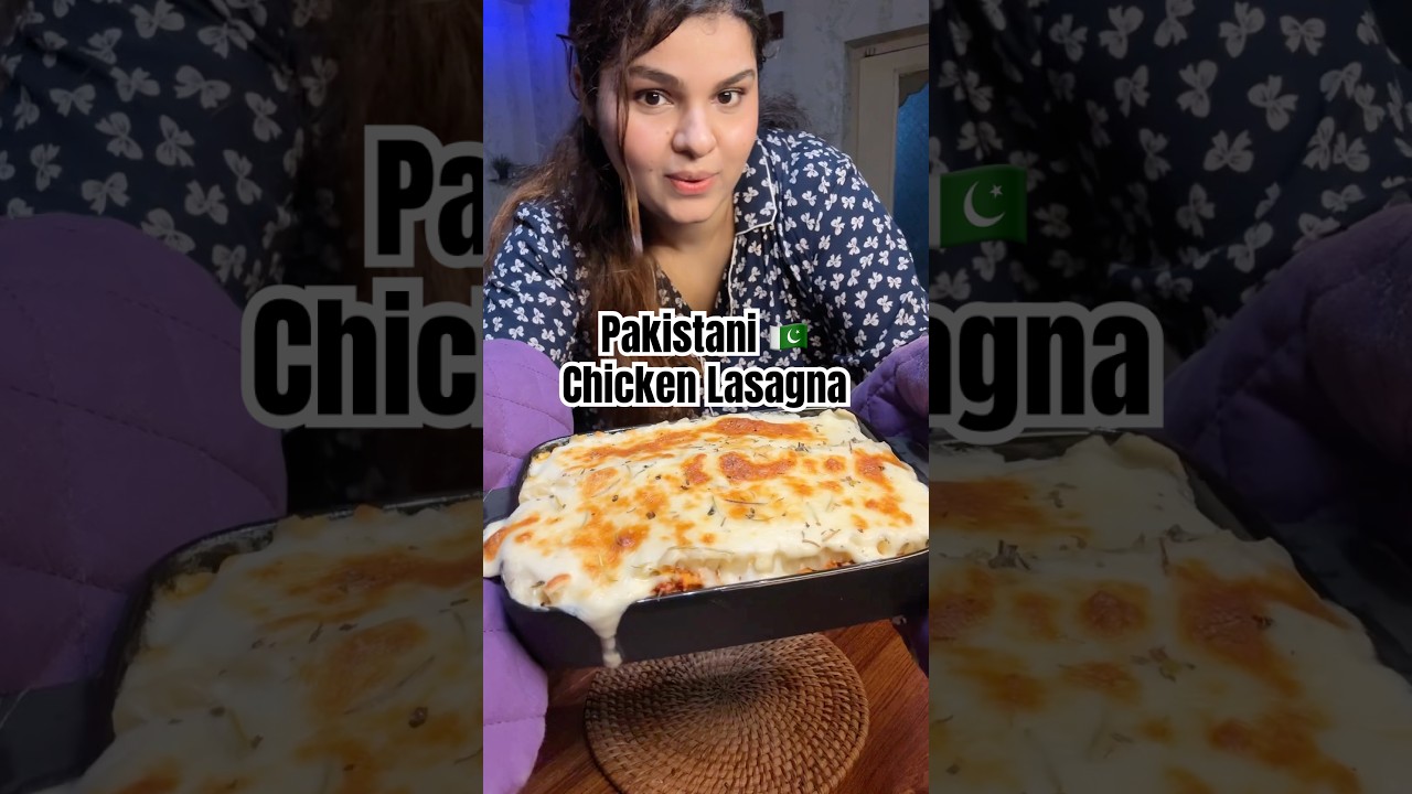 This is how I make Chicken Lasagna👩&zwj;🍳 #food #recipe #lasagna #shorts