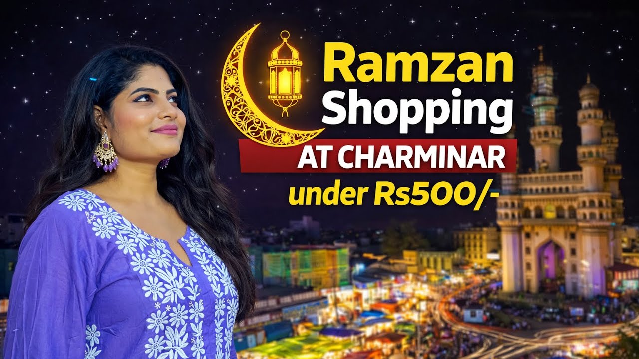 Ramzan🌙 street shopping 🛍️ at Charminar 2026 ⭐️All under Rs500/-