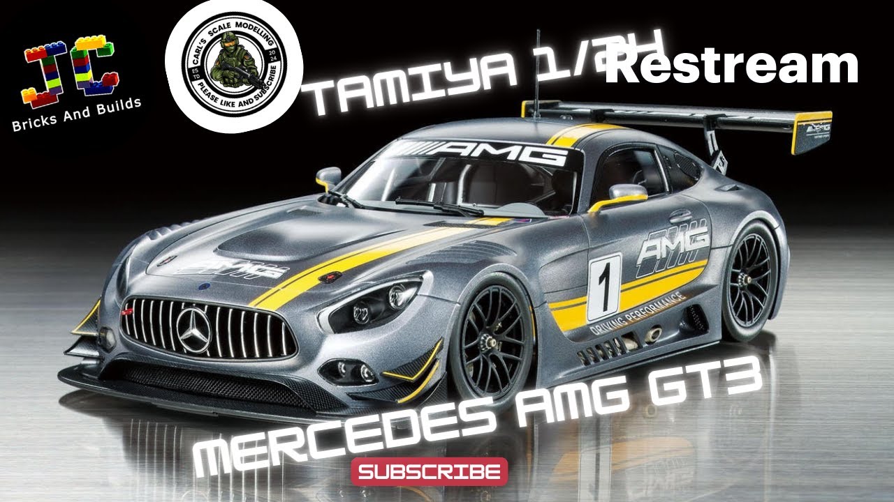 Tamiya Mercedes AMG GT3 Build With Carls Scale modelling